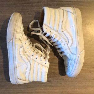 Vans White High Tops